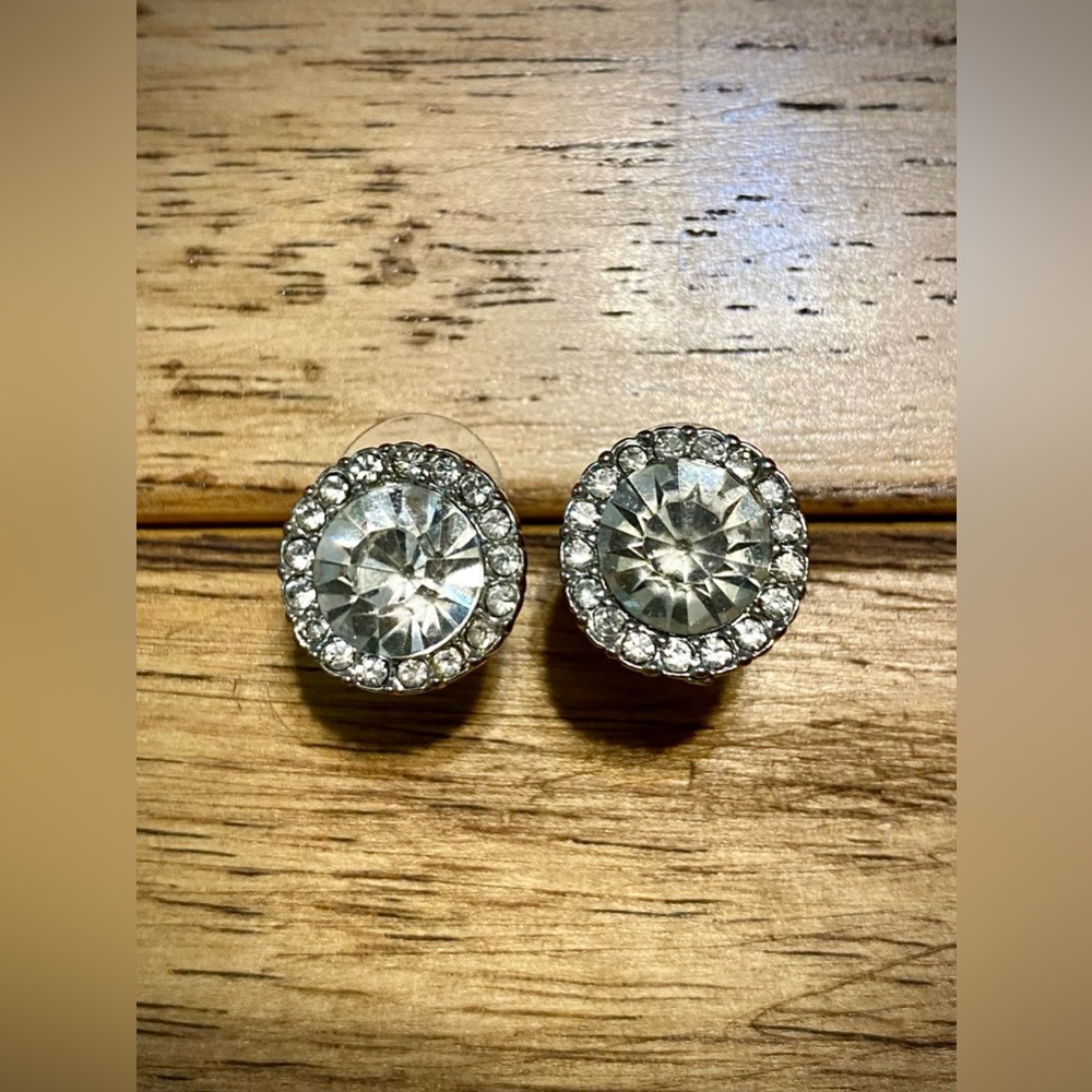 Round Halo Earrings
